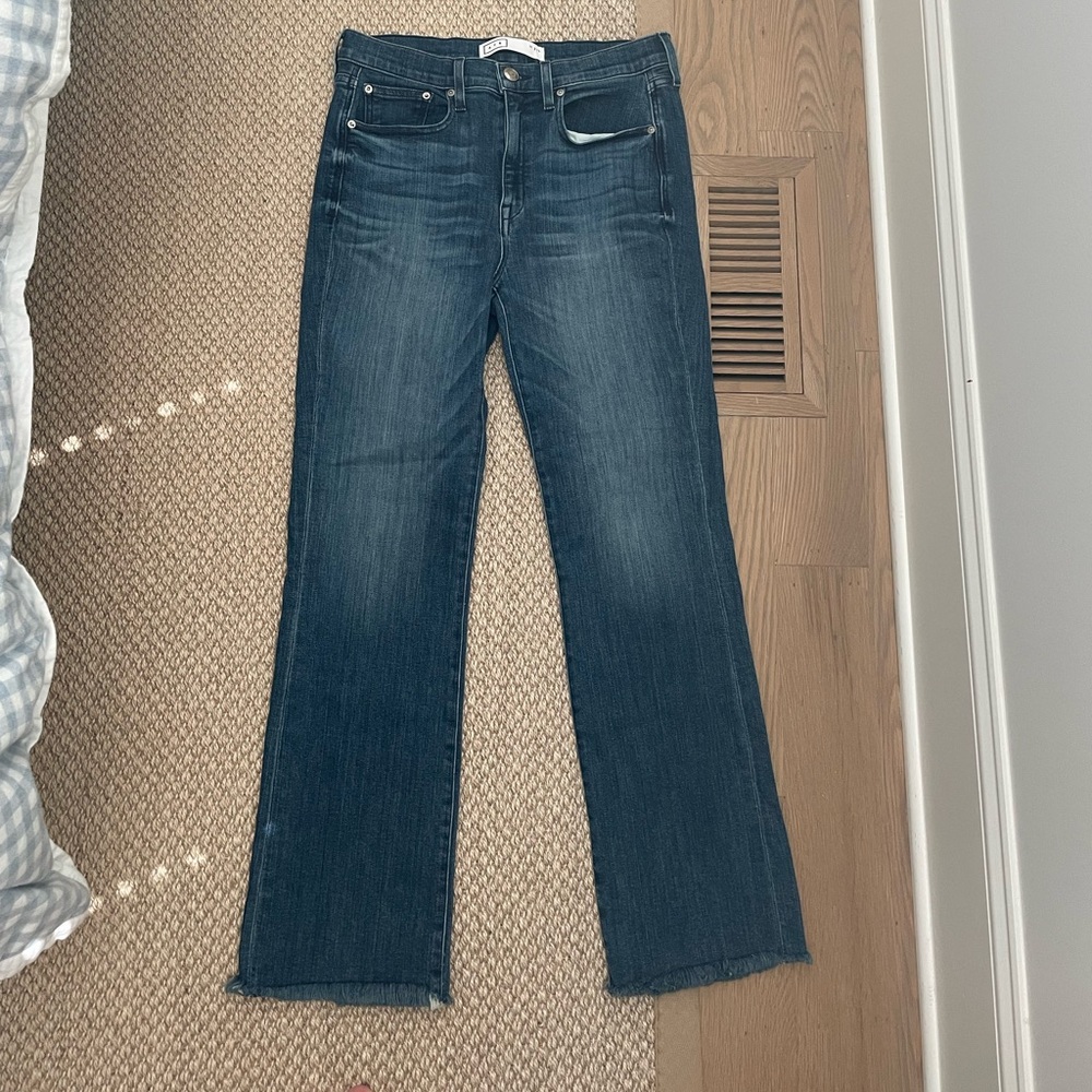 AYR women's Dark Blue Slim Straight Jeans